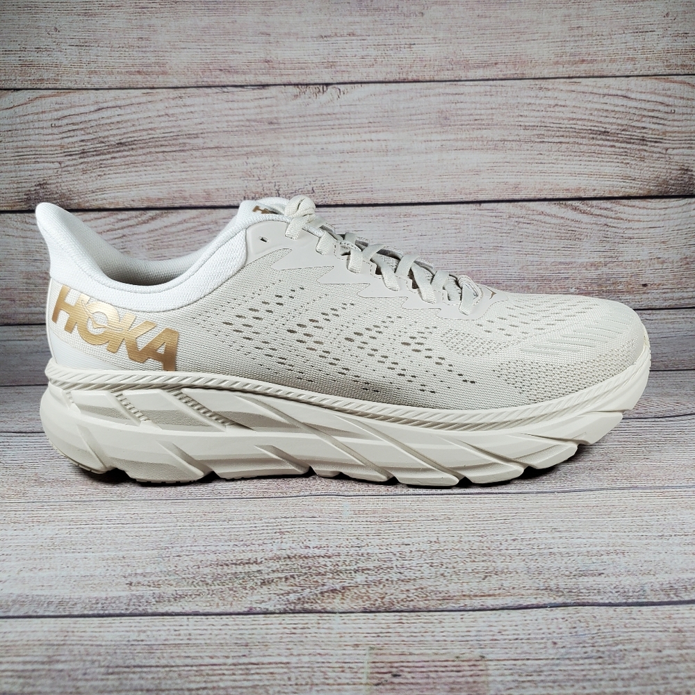 Hoka One One Clifton 7 Wide - Almond Milk - Men's
